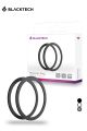 BLACKTECH Magnetic Ring 2Pcs Pack With Positioning Kit For All Phones