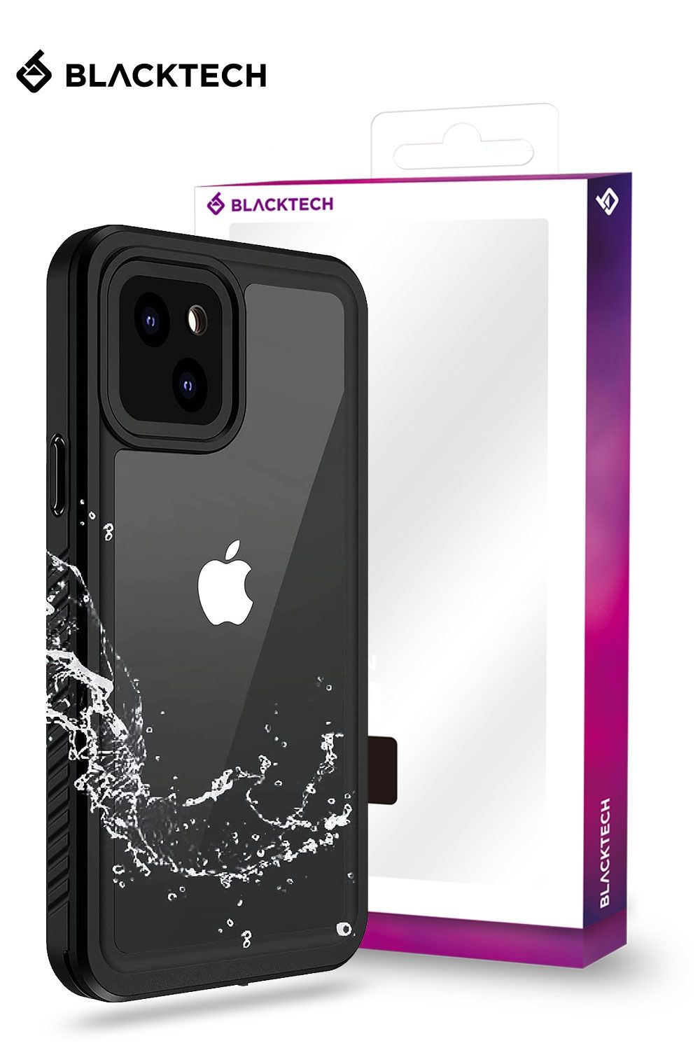 iPhone 13 BLACKTECH Waterproof Case - Black